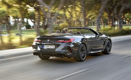 2020 BMW M8 Competition Convertible (Color: Brands Hatch Grey) Rear Three-Quarter Wallpapers 450x275 (45)