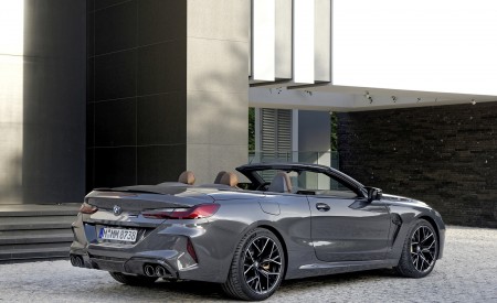 2020 BMW M8 Competition Convertible (Color: Brands Hatch Grey) Rear Three-Quarter Wallpapers 450x275 (66)