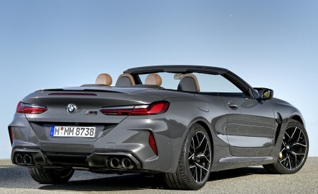 2020 BMW M8 Competition Convertible (Color: Brands Hatch Grey) Rear Three-Quarter Wallpapers 450x275 (59)
