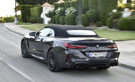2020 BMW M8 Competition Convertible (Color: Brands Hatch Grey) Rear Three-Quarter Wallpapers 450x275 (36)