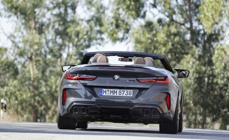 2020 BMW M8 Competition Convertible (Color: Brands Hatch Grey) Rear Wallpapers 450x275 (37)