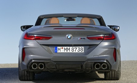 2020 BMW M8 Competition Convertible (Color: Brands Hatch Grey) Rear Wallpapers 450x275 (60)