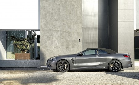 2020 BMW M8 Competition Convertible (Color: Brands Hatch Grey) Side Wallpapers 450x275 (67)