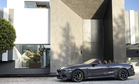 2020 BMW M8 Competition Convertible (Color: Brands Hatch Grey) Side Wallpapers 450x275 (61)