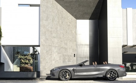 2020 BMW M8 Competition Convertible (Color: Brands Hatch Grey) Side Wallpapers 450x275 (68)