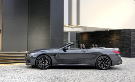 2020 BMW M8 Competition Convertible (Color: Brands Hatch Grey) Side Wallpapers 450x275 (71)