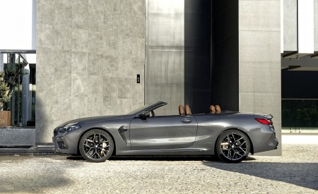 2020 BMW M8 Competition Convertible (Color: Brands Hatch Grey) Side Wallpapers 450x275 (62)