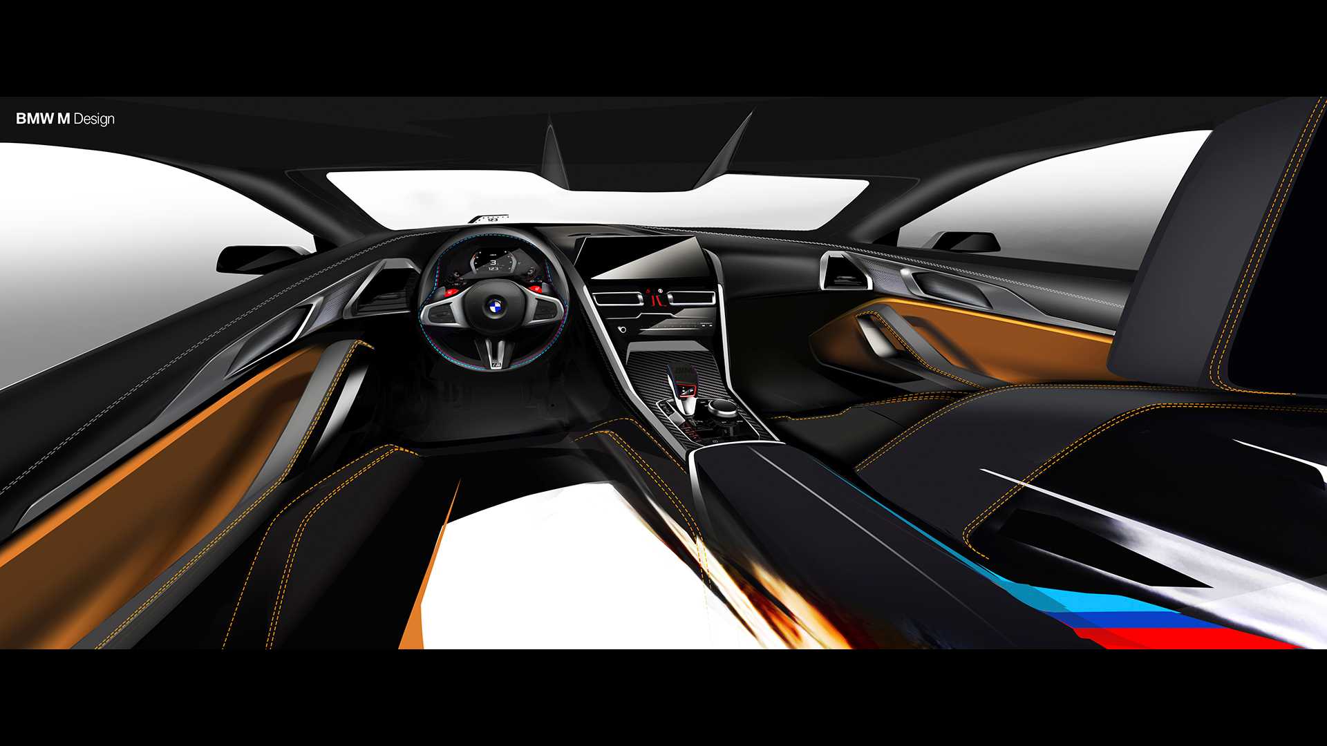 2020 BMW M8 Competition Convertible Design Sketch Wallpapers #154 of 155