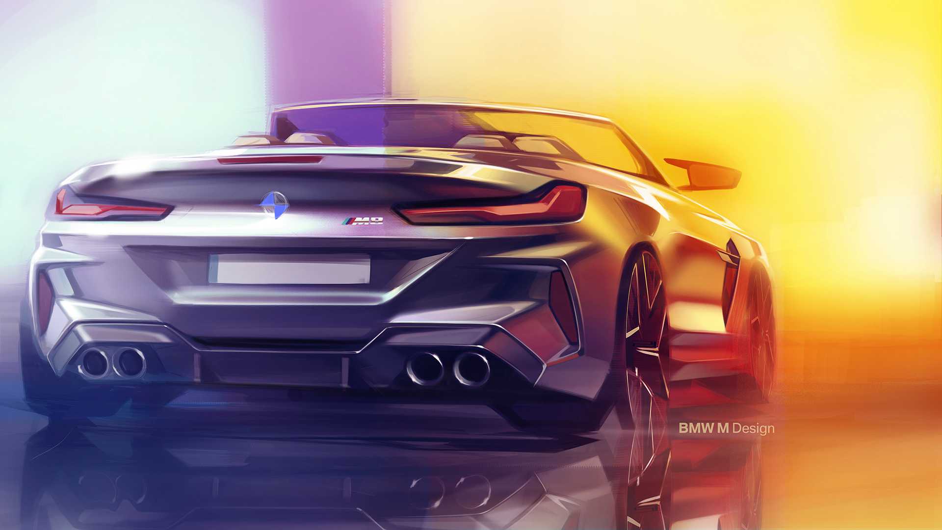 2020 BMW M8 Competition Convertible Design Sketch Wallpapers #152 of 155