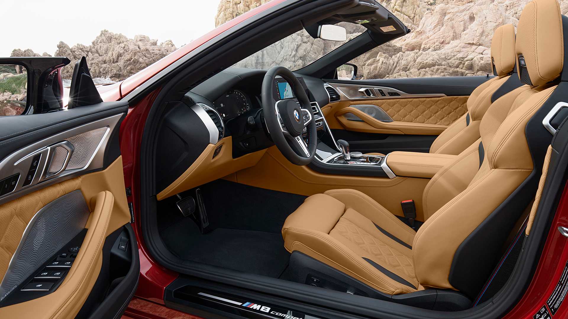 2020 BMW M8 Competition Convertible Interior Front Seats Wallpapers #135 of 155
