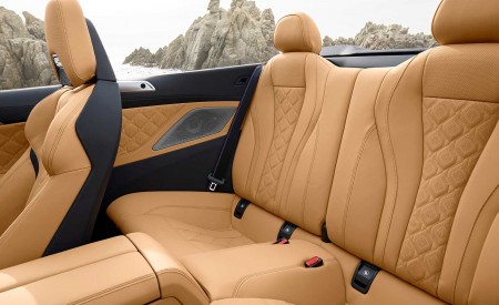 2020 BMW M8 Competition Convertible Interior Rear Seats Wallpapers 450x275 (134)