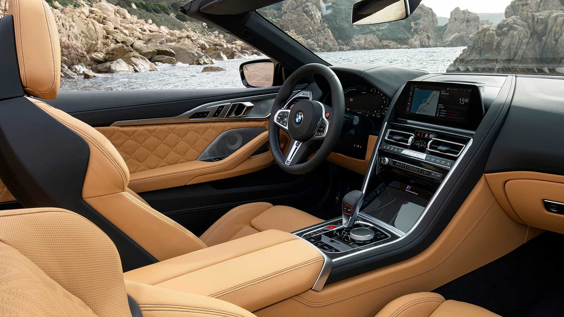 2020 BMW M8 Competition Convertible Interior Wallpapers #142 of 155
