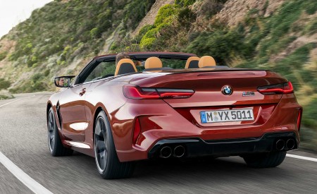 2020 BMW M8 Competition Convertible Rear Three-Quarter Wallpapers 450x275 (109)