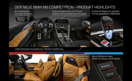 2020 BMW M8 Competition Convertible Technology Wallpapers 450x275 (151)