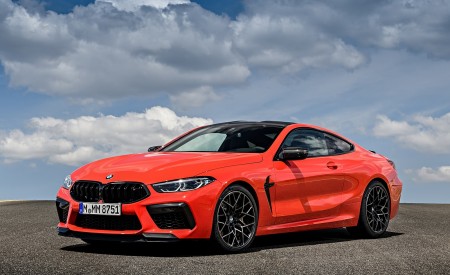 2020 BMW M8 Competition Coupe (Color: Fire Red) Front Three-Quarter Wallpapers 450x275 (70)