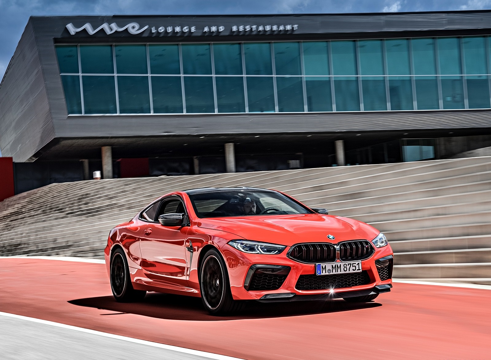 2020 BMW M8 Competition Coupe (Color: Fire Red) Front Three-Quarter Wallpapers #34 of 305