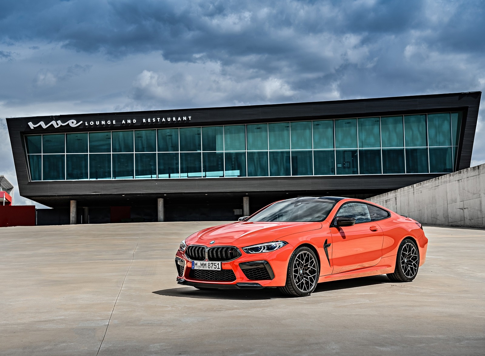 2020 BMW M8 Competition Coupe (Color: Fire Red) Front Three-Quarter Wallpapers #59 of 305