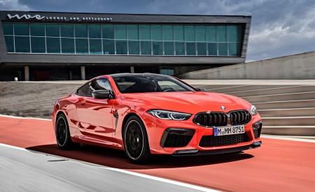 2020 BMW M8 Competition Coupe (Color: Fire Red) Front Three-Quarter Wallpapers 450x275 (35)
