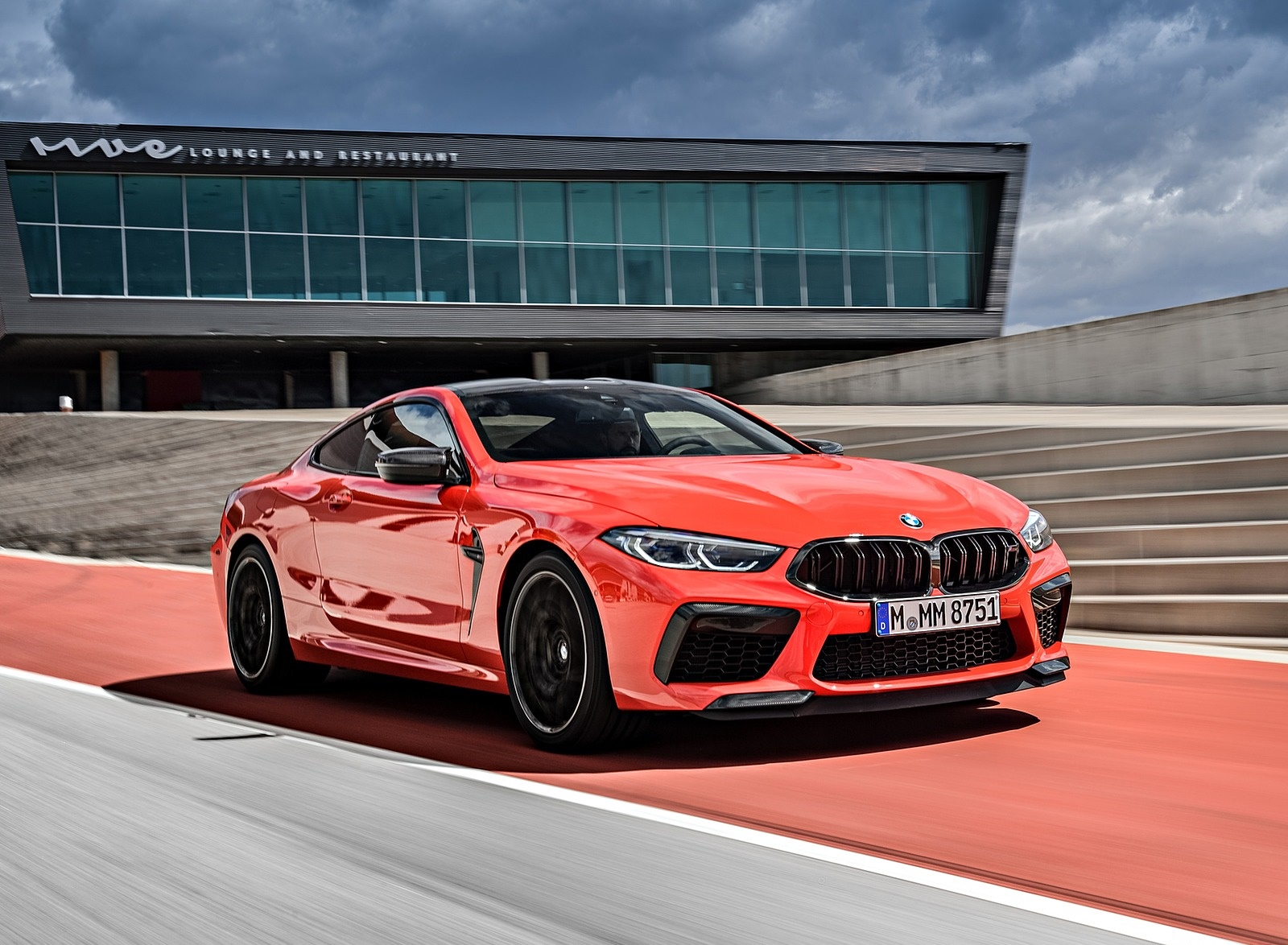 2020 BMW M8 Competition Coupe (Color: Fire Red) Front Three-Quarter Wallpapers #35 of 305