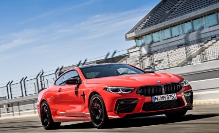 2020 BMW M8 Competition Coupe (Color: Fire Red) Front Three-Quarter Wallpapers 450x275 (23)