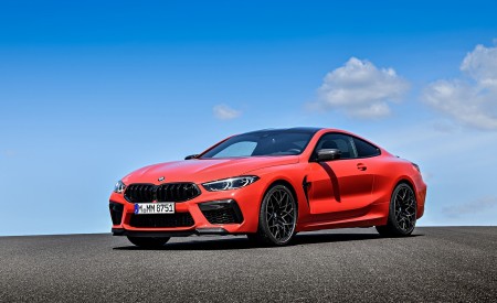 2020 BMW M8 Competition Coupe (Color: Fire Red) Front Three-Quarter Wallpapers 450x275 (72)