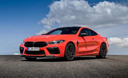2020 BMW M8 Competition Coupe (Color: Fire Red) Front Three-Quarter Wallpapers 450x275 (74)