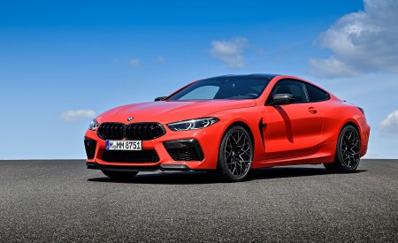 2020 BMW M8 Competition Coupe (Color: Fire Red) Front Three-Quarter Wallpapers 450x275 (73)