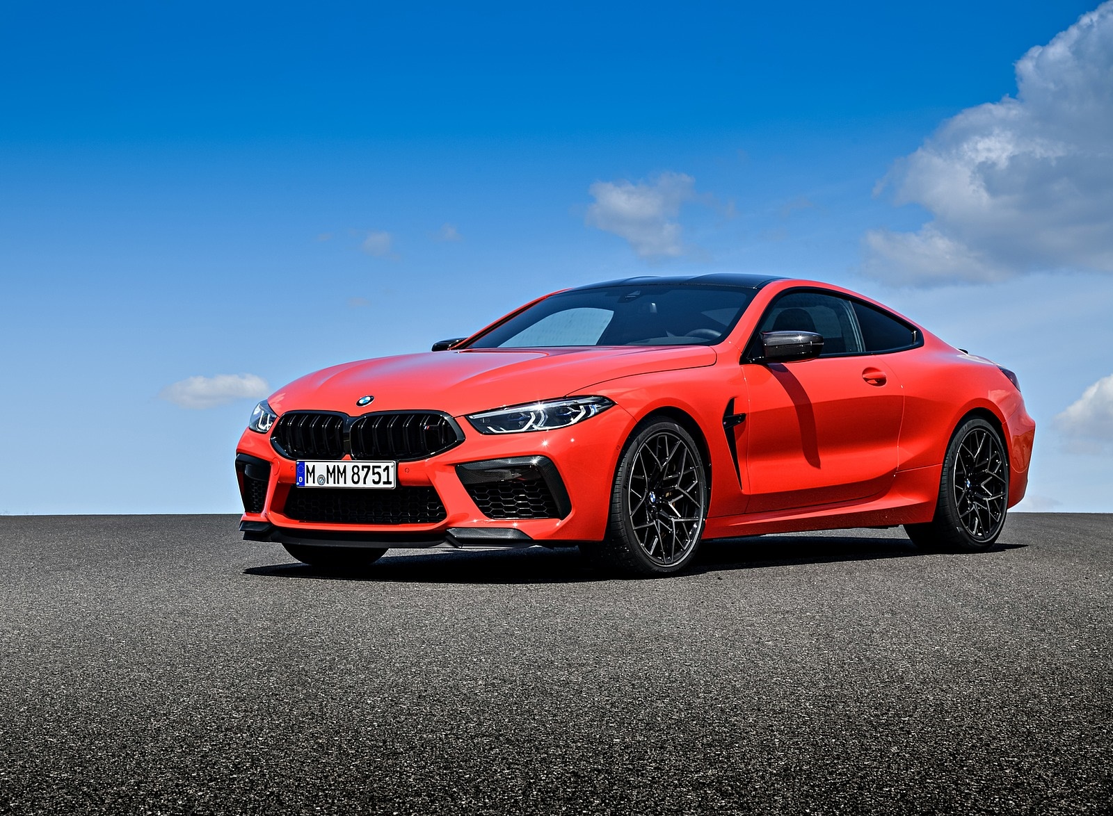 2020 BMW M8 Competition Coupe (Color: Fire Red) Front Three-Quarter Wallpapers #73 of 305