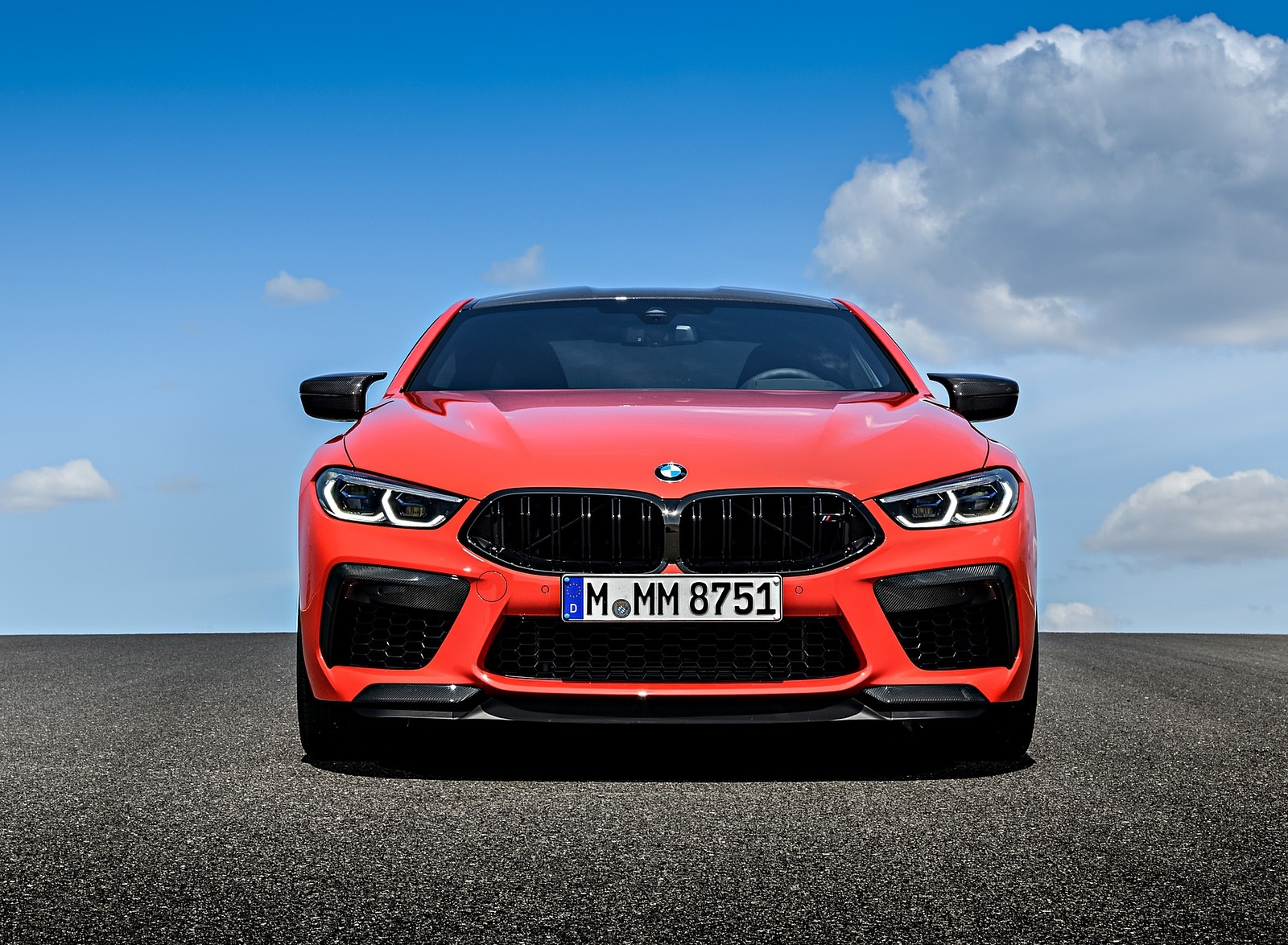 2020 BMW M8 Competition Coupe (Color: Fire Red) Front Wallpapers #77 of 305