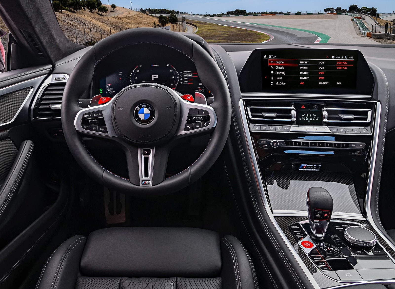 2020 BMW M8 Competition Coupe (Color: Fire Red) Interior Cockpit Wallpapers #99 of 305