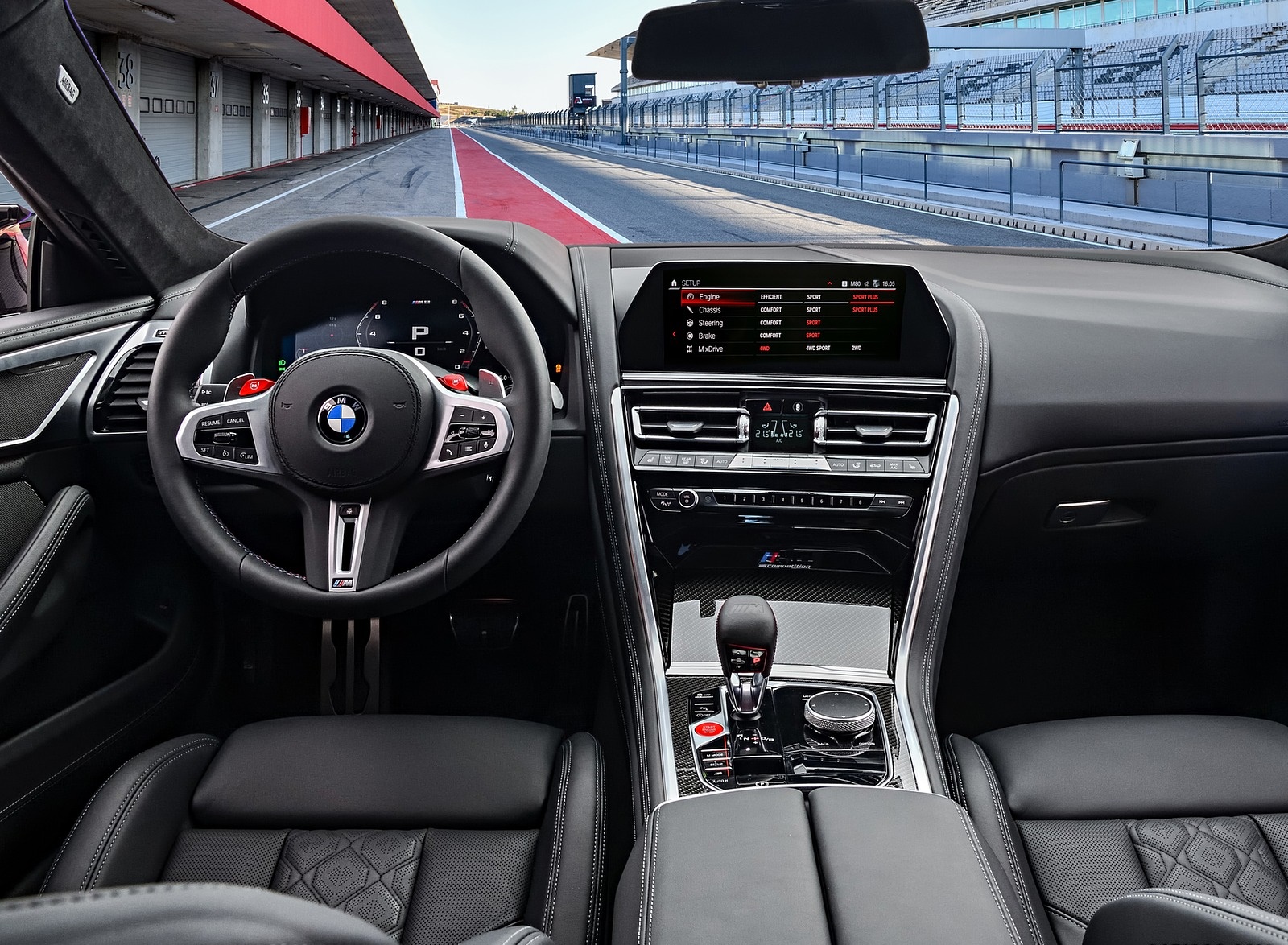 2020 BMW M8 Competition Coupe (Color: Fire Red) Interior Cockpit Wallpapers #101 of 305