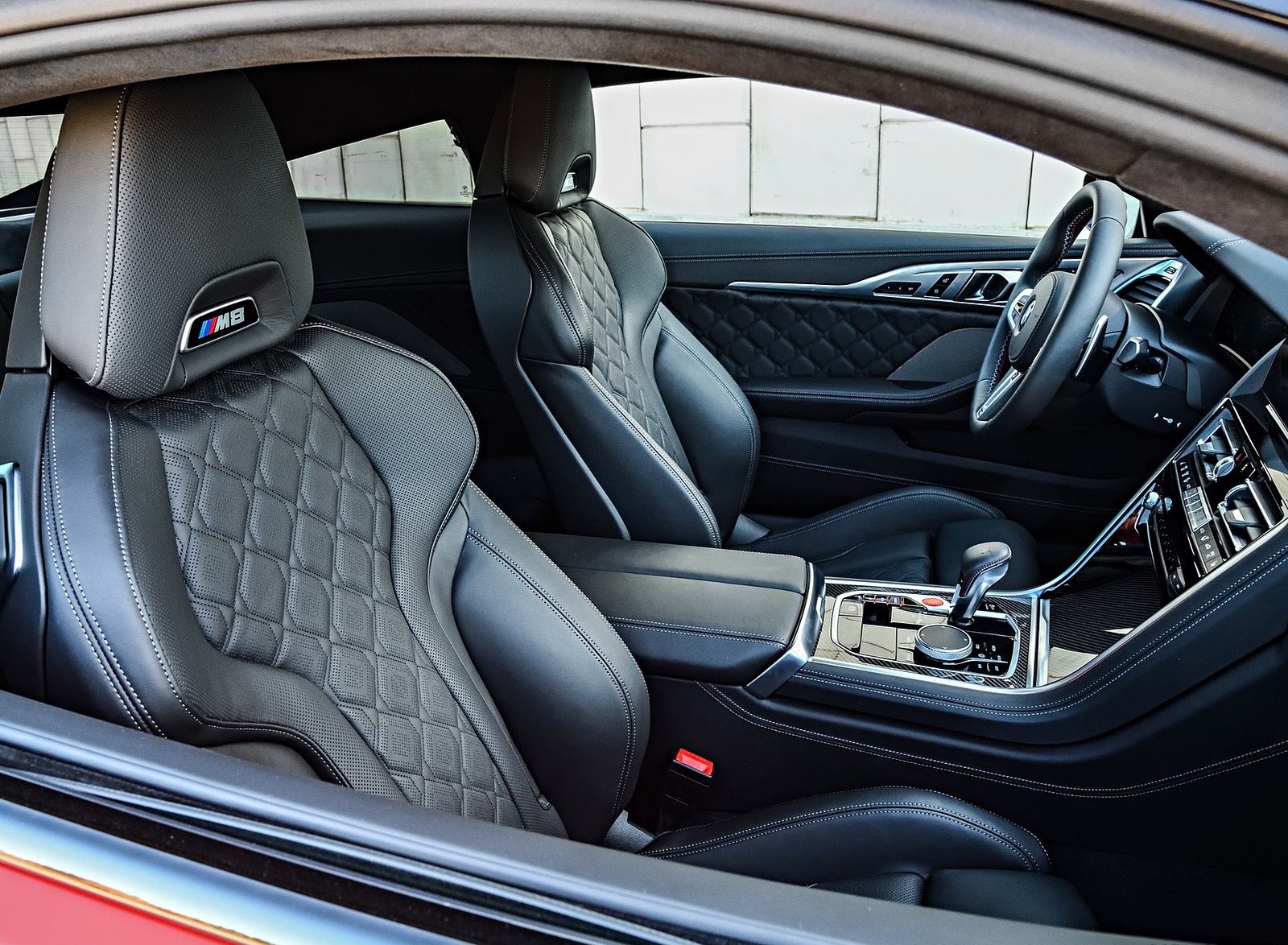 2020 Bmw M8 Competition Coupe Color Fire Red Interior Wallpapers 98 Newcarcars