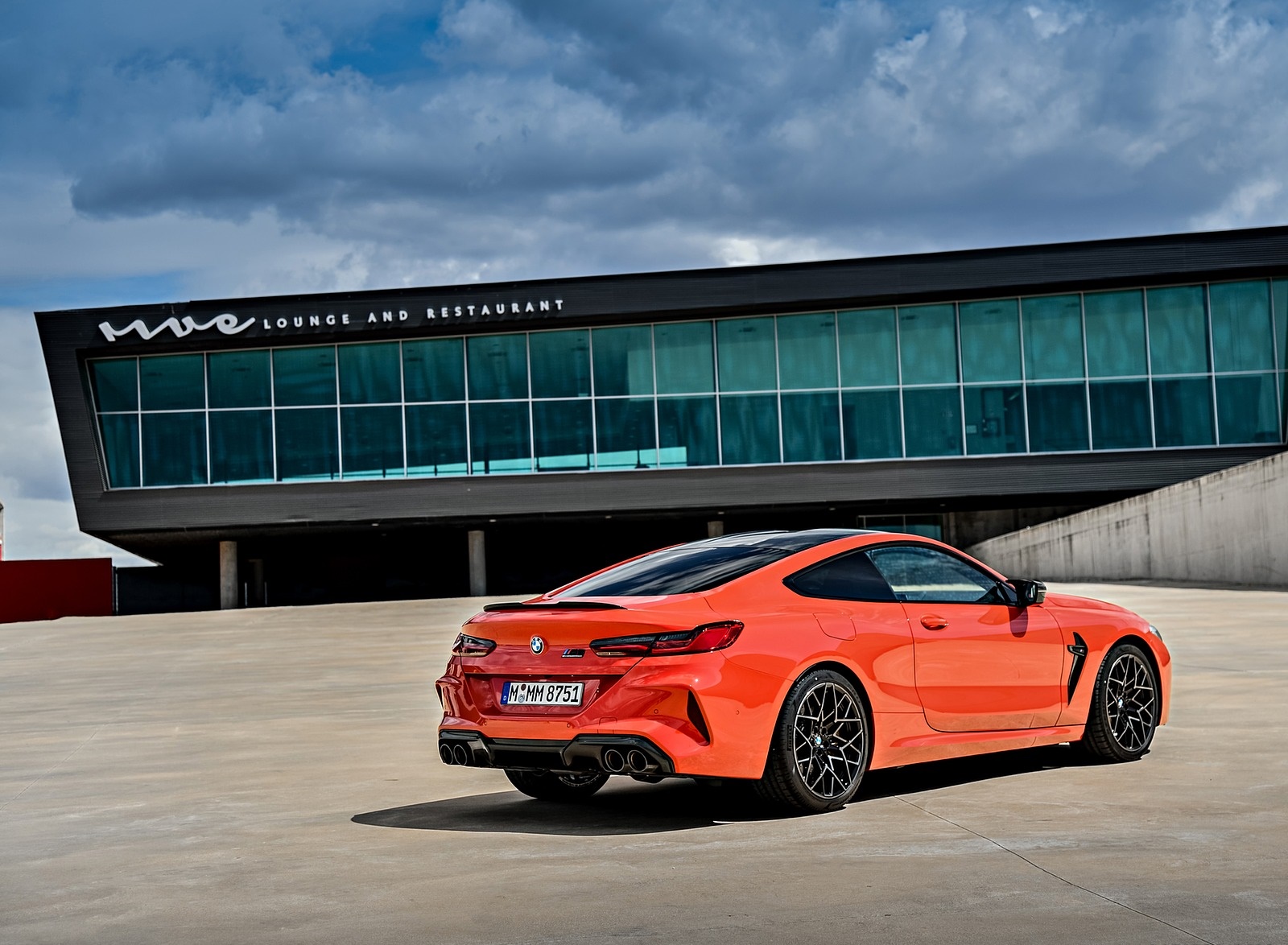 2020 BMW M8 Competition Coupe (Color: Fire Red) Rear Three-Quarter Wallpapers #65 of 305