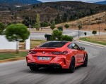 2020 BMW M8 Competition Coupe (Color: Fire Red) Rear Three-Quarter Wallpapers 150x120