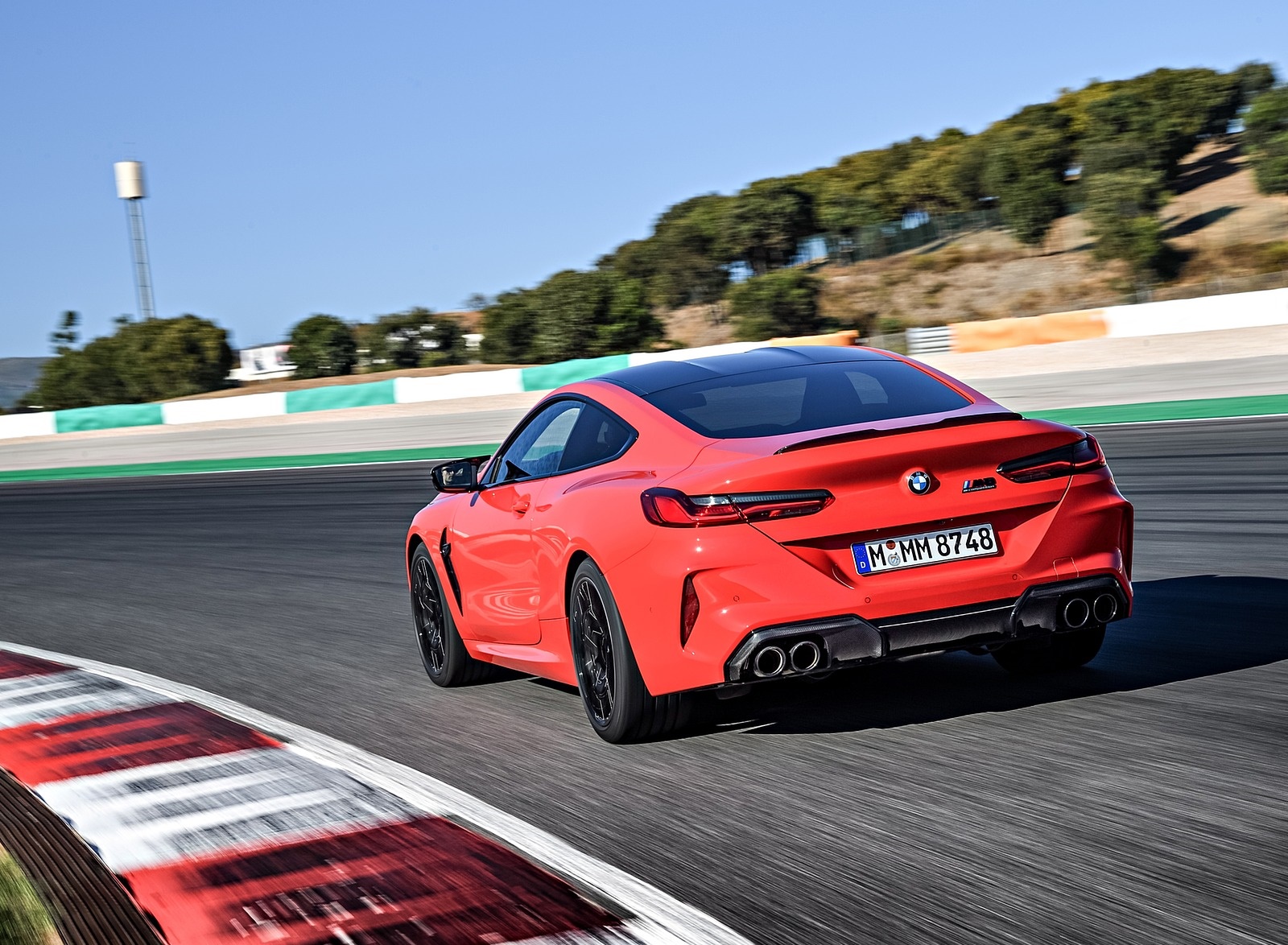 2020 BMW M8 Competition Coupe (Color: Fire Red) Rear Three-Quarter Wallpapers #30 of 305
