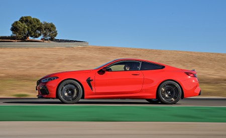 2020 BMW M8 Competition Coupe (Color: Fire Red) Side Wallpapers 450x275 (33)