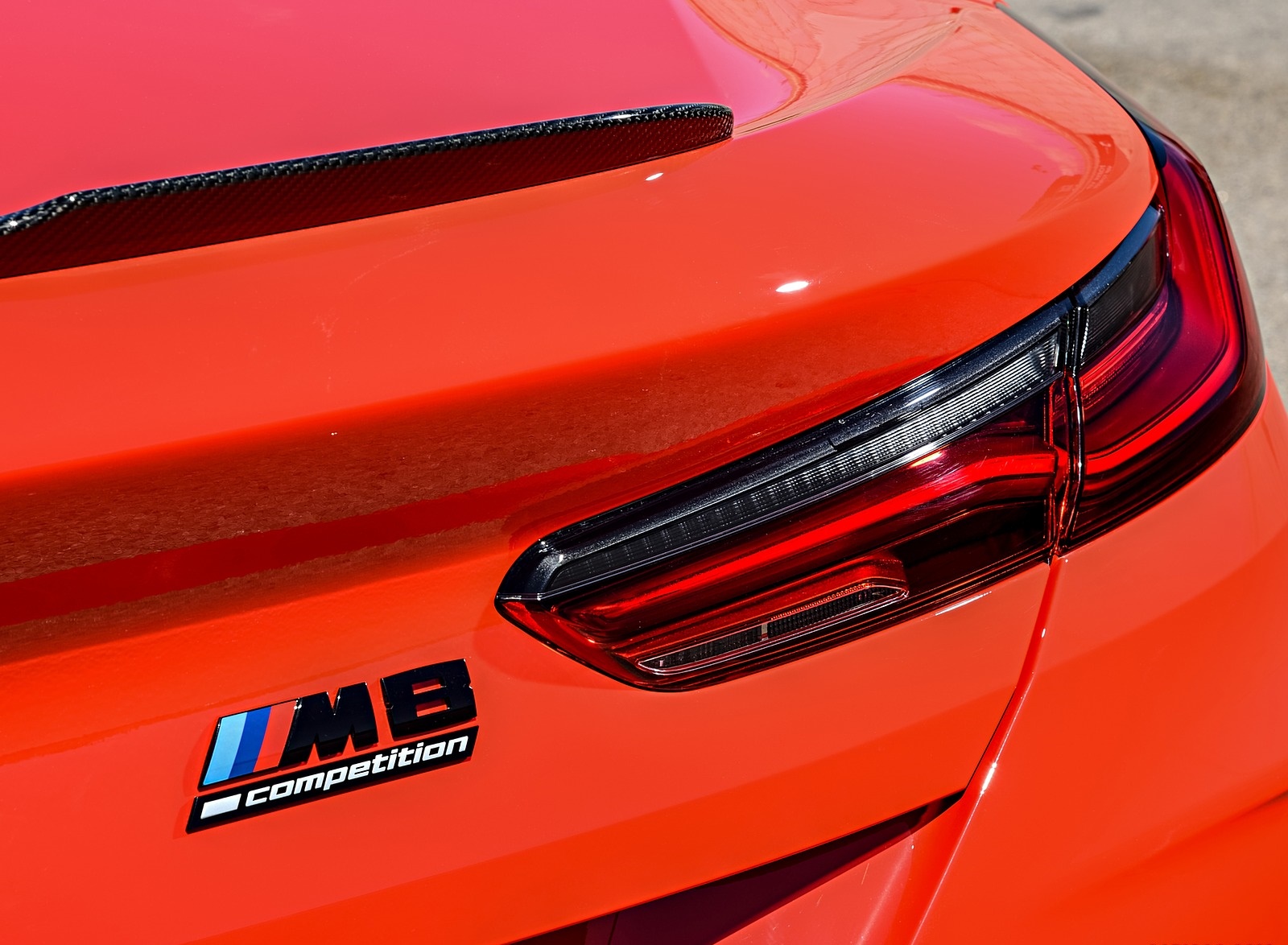 2020 BMW M8 Competition Coupe (Color: Fire Red) Tail Light Wallpapers #85 of 305