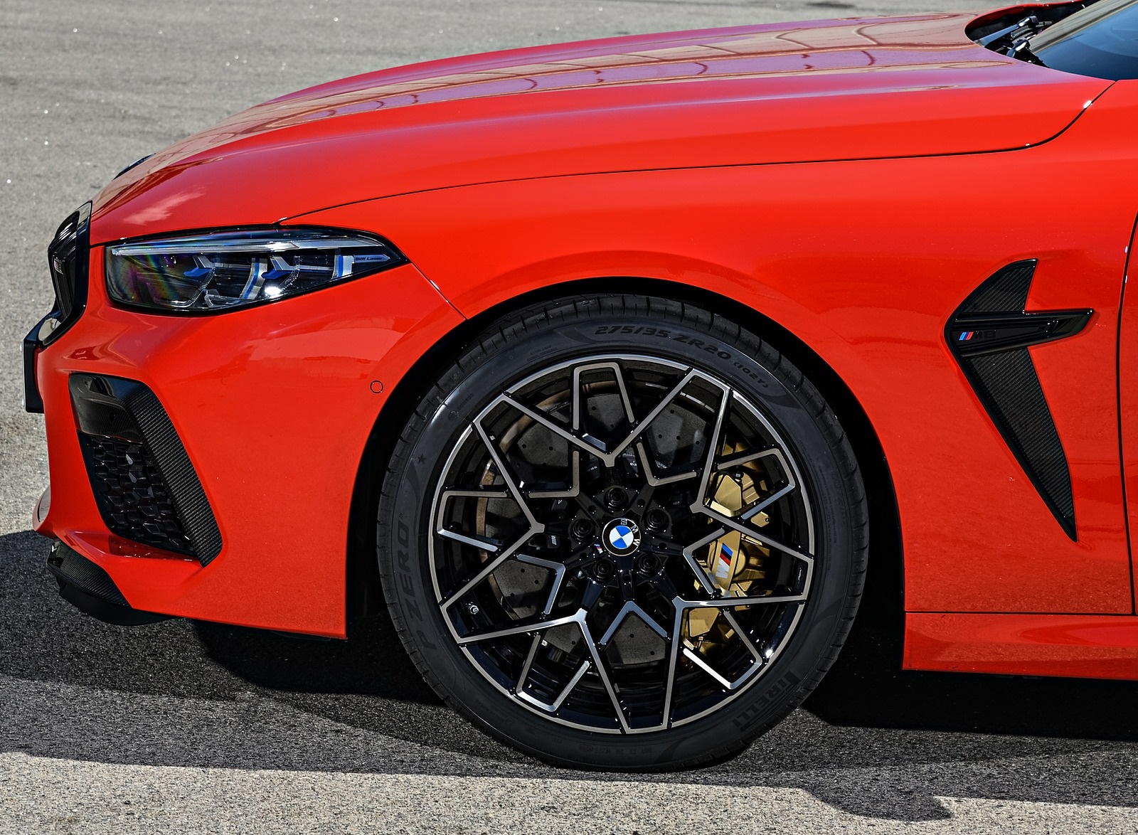 2020 BMW M8 Competition Coupe (Color: Fire Red) Wheel Wallpapers #83 of 305