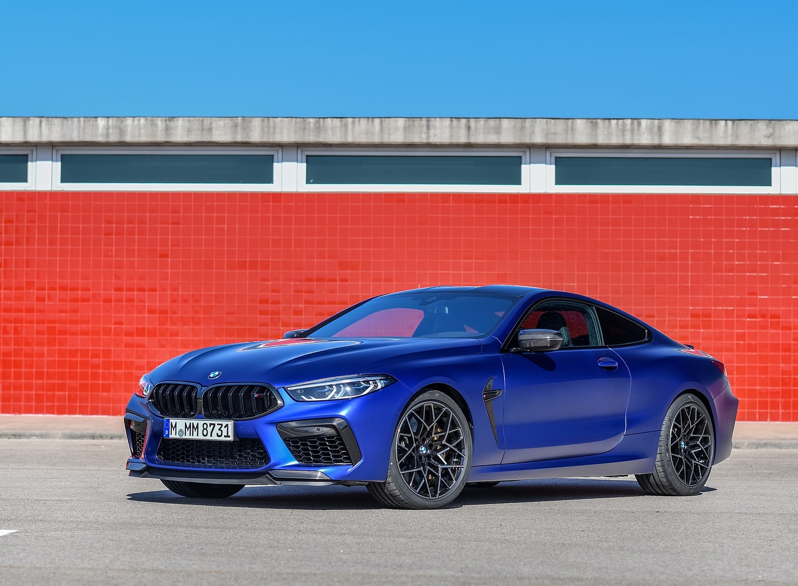 2020 BMW M8 Competition Coupe (Color: Frozen Marina Bay Blue) Front Three-Quarter Wallpapers #160 of 305