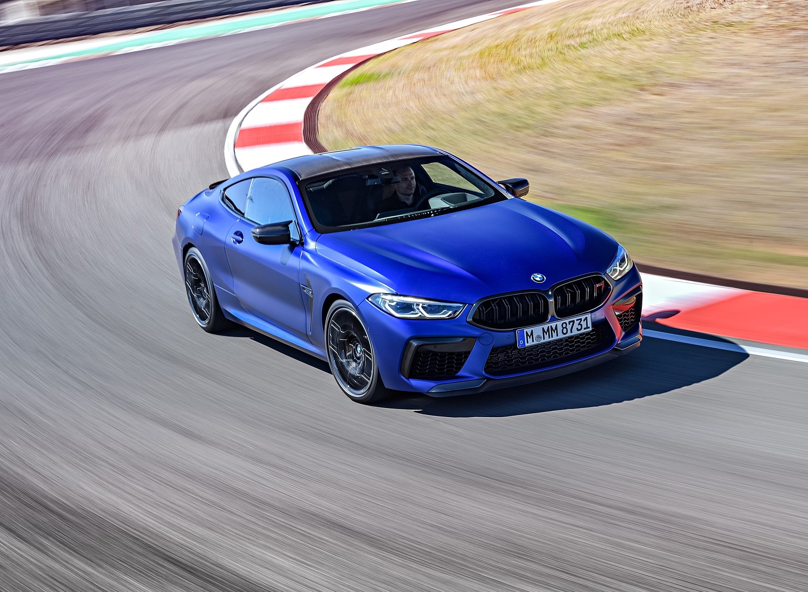 2020 BMW M8 Competition Coupe (Color: Frozen Marina Bay Blue) Front Three-Quarter Wallpapers #137 of 305
