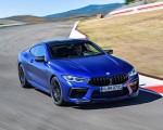 2020 BMW M8 Competition Coupe (Color: Frozen Marina Bay Blue) Front Three-Quarter Wallpapers 150x120
