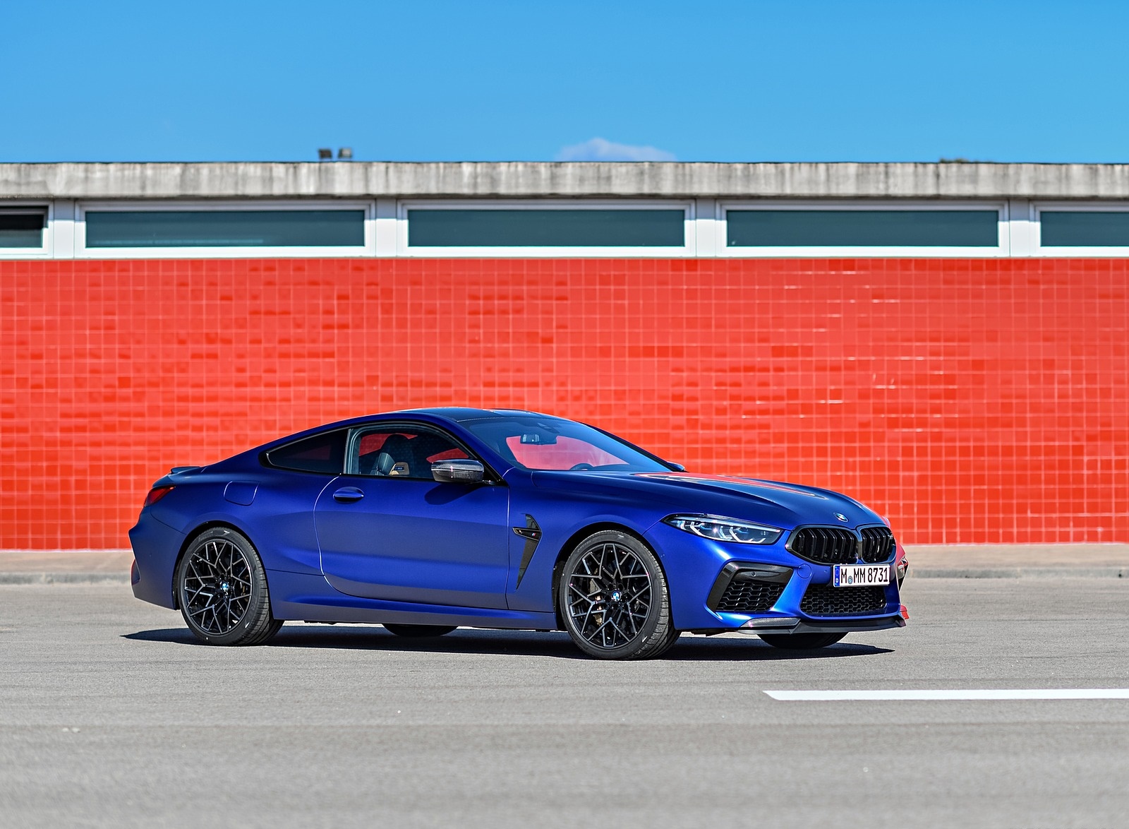 2020 BMW M8 Competition Coupe (Color: Frozen Marina Bay Blue) Front Three-Quarter Wallpapers #163 of 305