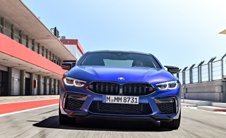 2020 BMW M8 Competition Coupe (Color: Frozen Marina Bay Blue) Front Wallpapers 450x275 (164)