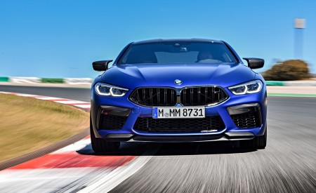 2020 BMW M8 Competition Coupe (Color: Frozen Marina Bay Blue) Front Wallpapers 450x275 (119)