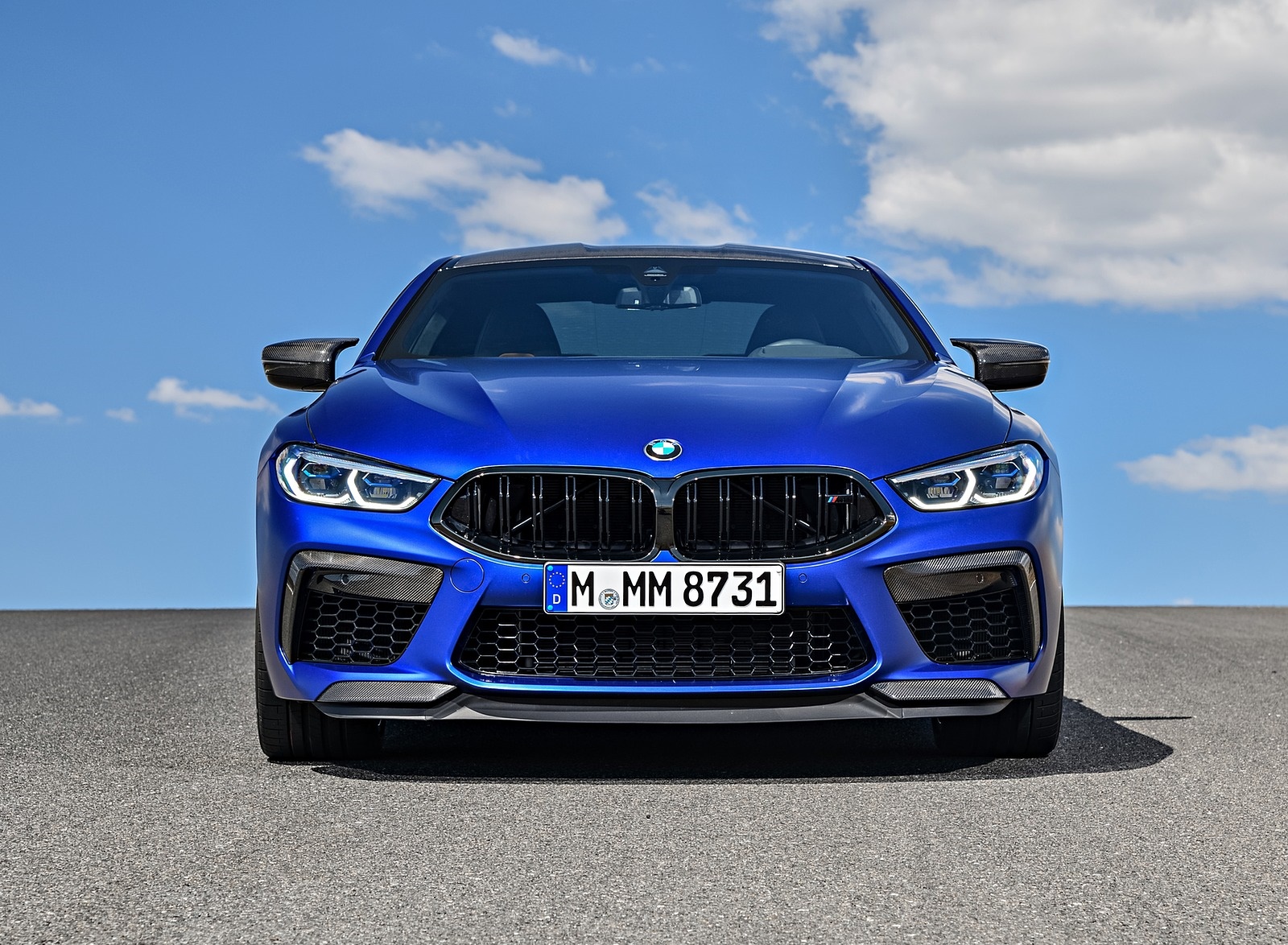 2020 BMW M8 Competition Coupe (Color: Frozen Marina Bay Blue) Front Wallpapers #188 of 305