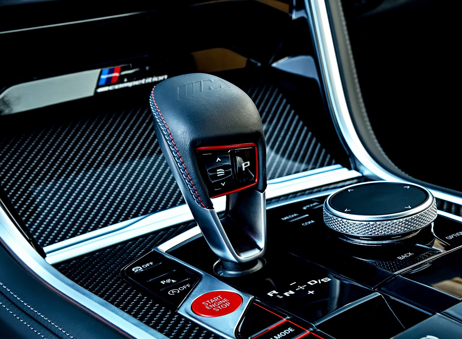 2020 BMW M8 Competition Coupe (Color: Frozen Marina Bay Blue) Interior Detail Wallpapers #238 of 305