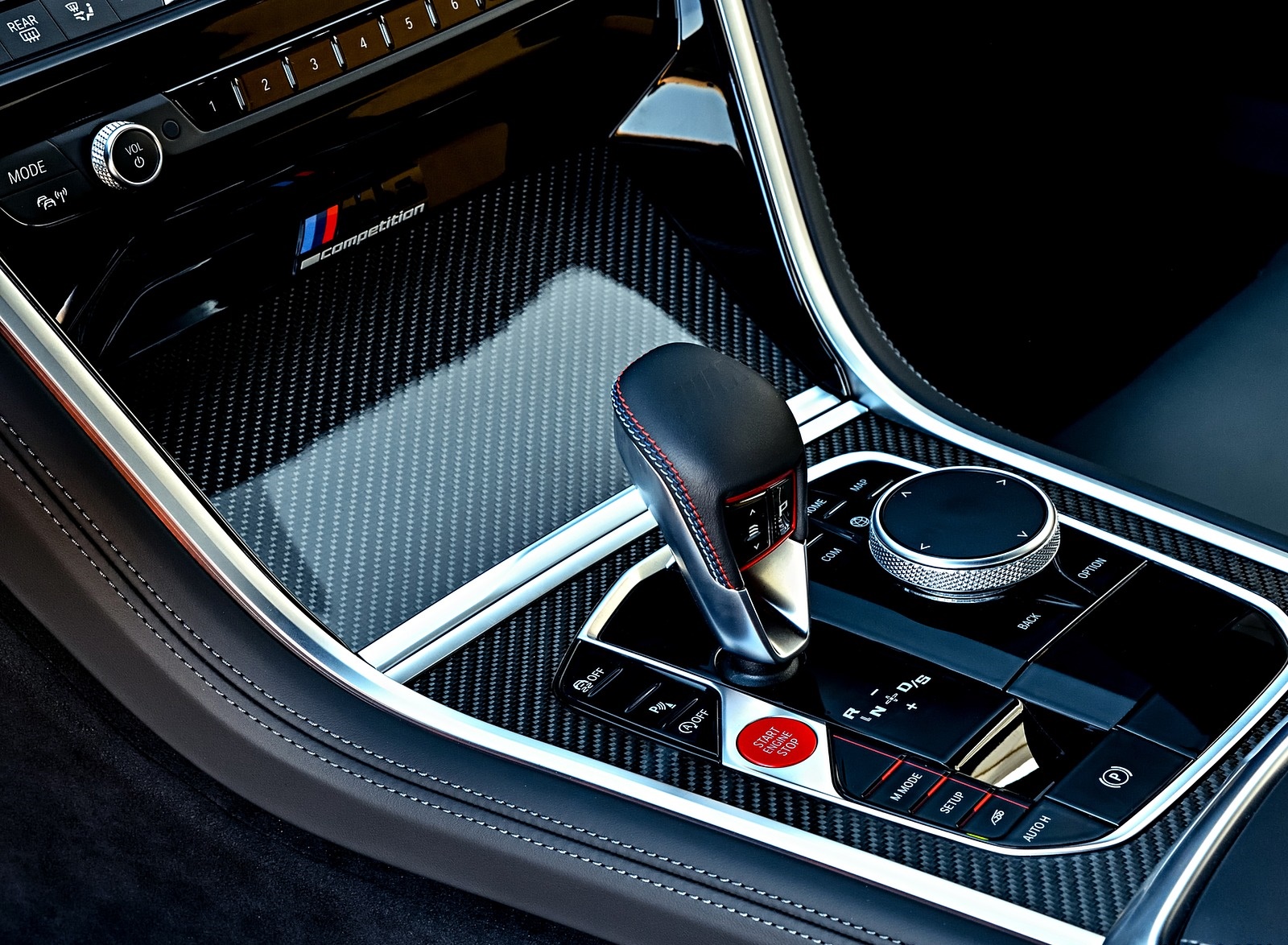 2020 BMW M8 Competition Coupe (Color: Frozen Marina Bay Blue) Interior Detail Wallpapers #237 of 305