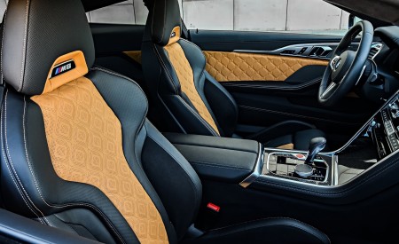 2020 BMW M8 Competition Coupe (Color: Frozen Marina Bay Blue) Interior Seats Wallpapers 450x275 (222)