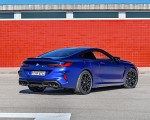 2020 BMW M8 Competition Coupe (Color: Frozen Marina Bay Blue) Rear Three-Quarter Wallpapers 150x120