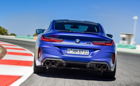 2020 BMW M8 Competition Coupe (Color: Frozen Marina Bay Blue) Rear Wallpapers 450x275 (157)